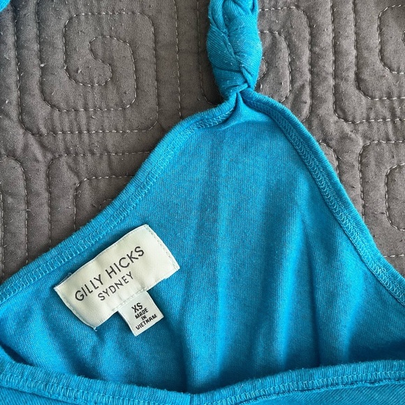Gilly Hicks Turquoise Tank Top with Braided Straps - Picture 2 of 3